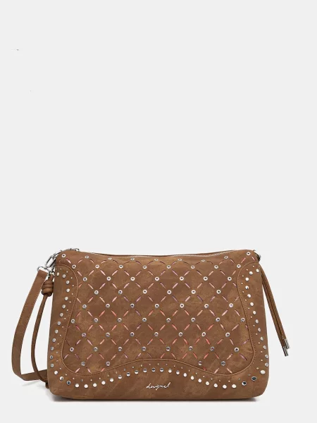 Geanta crossbody Desigual maro