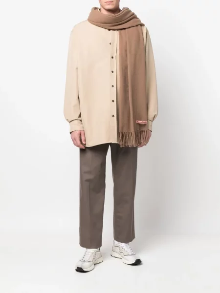 Šalikas Acne Studios ruda