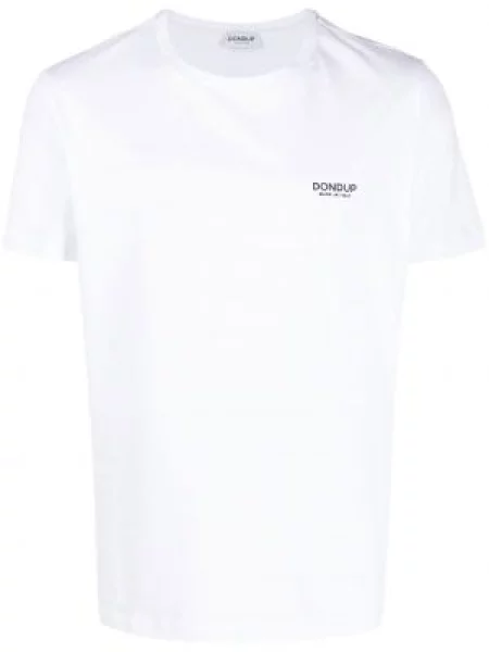 Tricou Dondup cu imagine alb