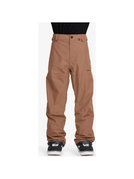 Długie spodnie Volcom DUA GORE-TEX S brązowe
