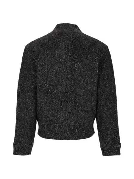 Geacă Emporio Armani tricotate negru