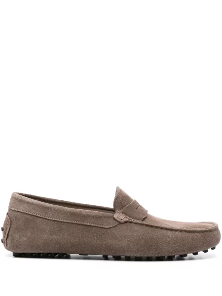 Pantofi loafer Scarosso din piele de căprioară