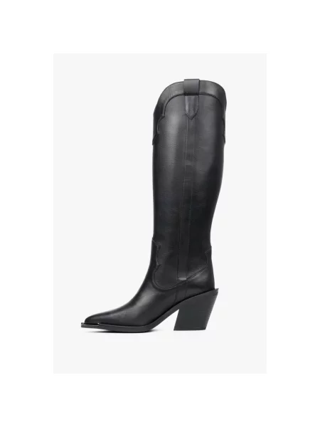 Ботфорты Estro черные