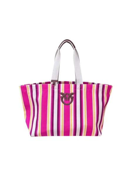 Geantă shopper Pinko roz