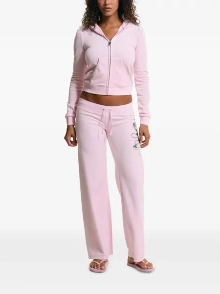 Hanorac cu glugă Juicy Couture roz