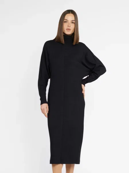 Сукня міді Arber віскоза/поліестер чорний