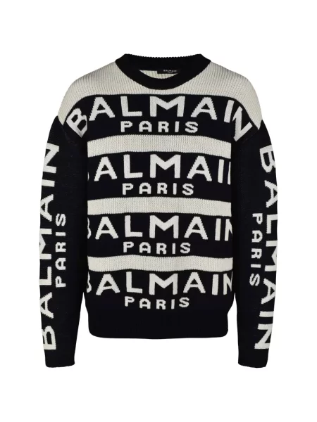 Pulover Balmain cu autograf negru