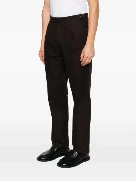Pantaloni Boss cu cataramă maro