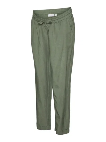 MAMALICIOUS Hlače MLPETRA maslinasta