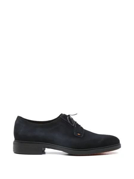 Oxford Santoni cu șireturi din dantelă albastru