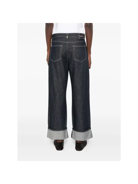 Jeansy Max Mara niebieskie