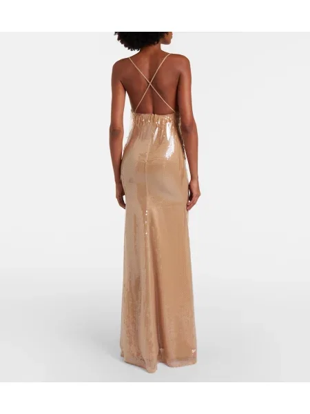 Rochie David Koma bej