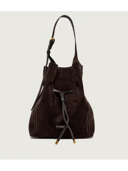 GIANNI CHIARINI Geantă pe umăr Sienna | piele întoarsă maro