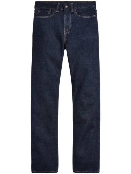Blugi drepți Ralph Lauren Rrl albastru