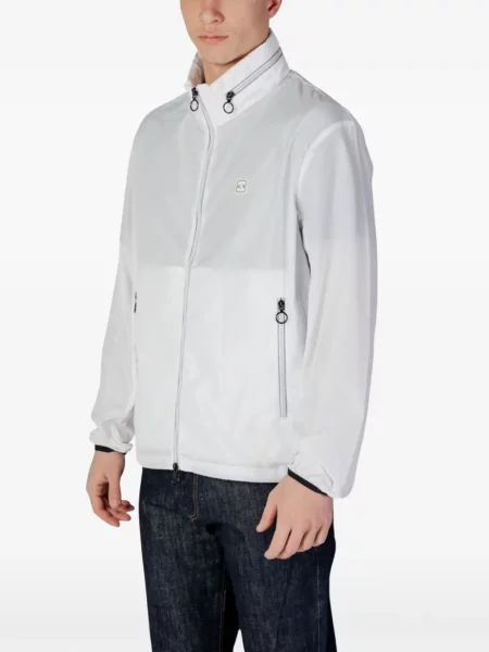 Pliabil geacă Armani Exchange cu autograf alb