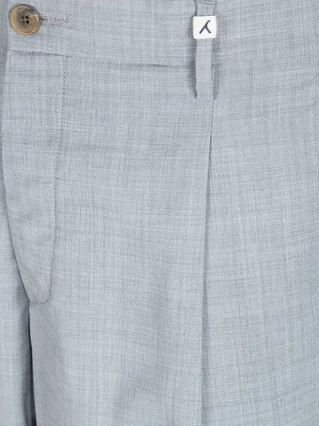 Pantaloni Myths de lână gri