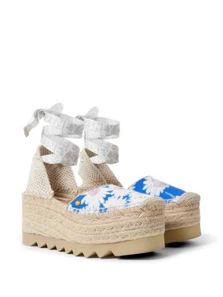 Espadrile Stella Mccartney cu platformă cu imagine albastru
