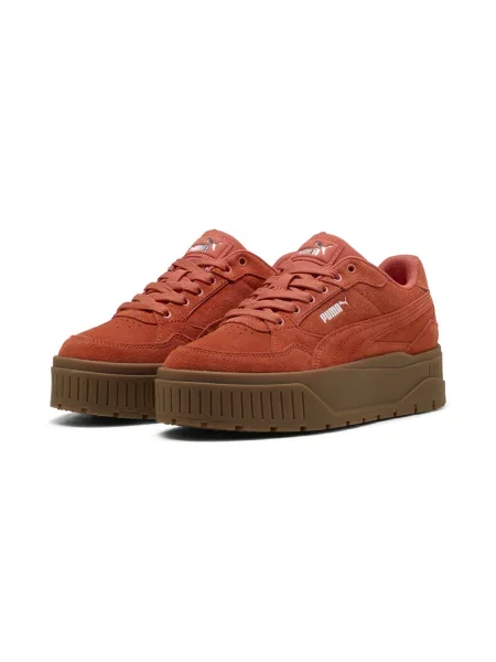 PUMA sneakersy Karmen II Idol Suede Buty pomarańczowy