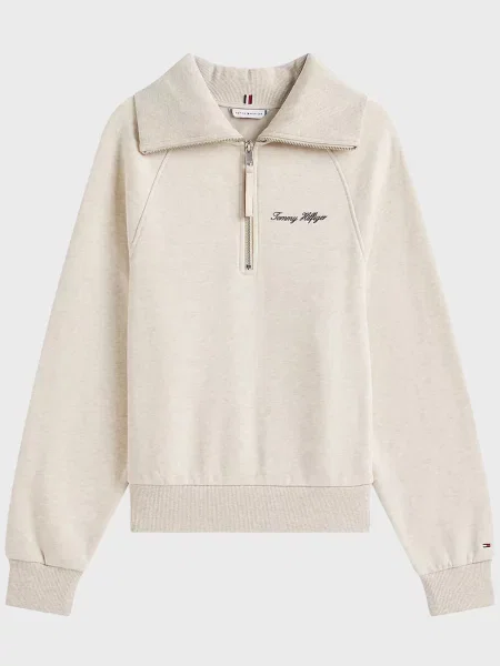Класична спортивна кофта Tommy Hilfiger бежева