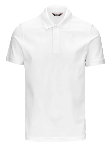 Polo K-way cu broderie alb