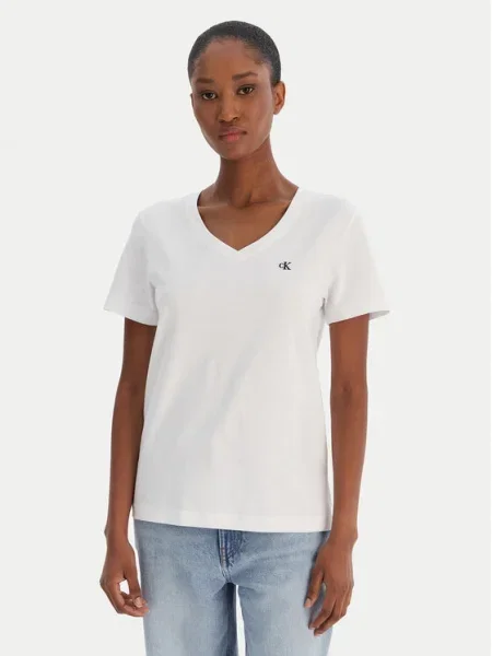 Тениска Calvin Klein Jeans бяло