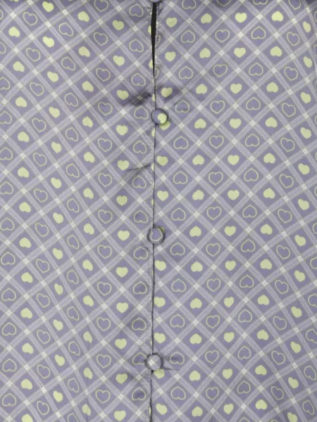 Pijamale Free People cu cordon violet