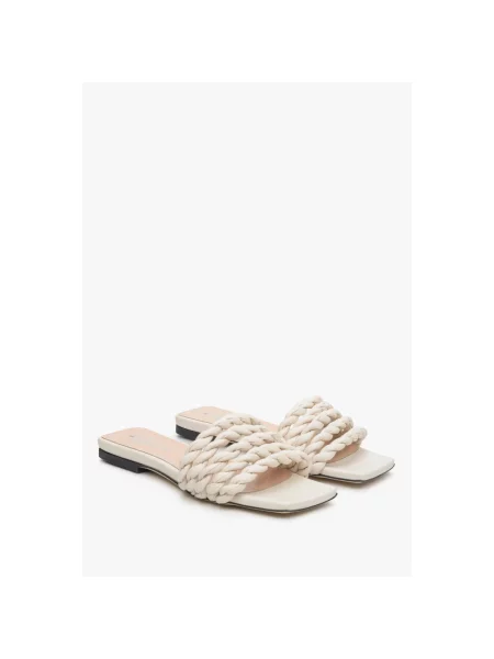 Шлепанцы Evaluna белые