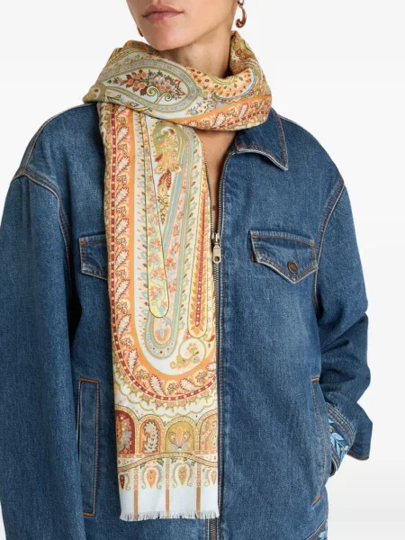 Fular Etro cu model floral