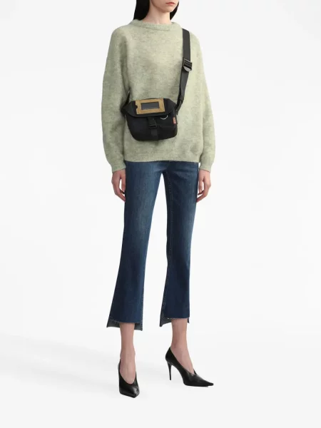 Džinsai Rag & Bone apkarpytas mėlyna