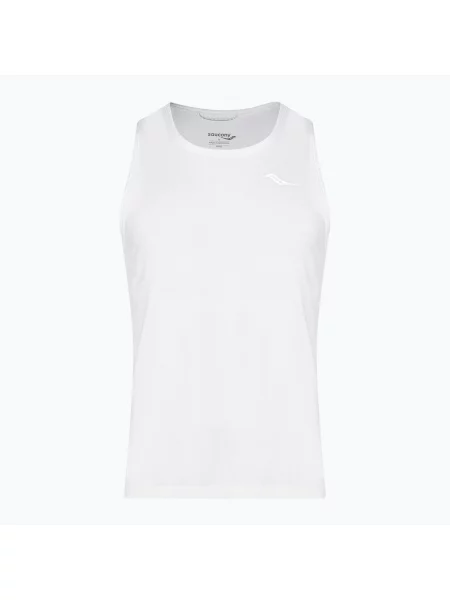 Tricou Saucony alergare alb