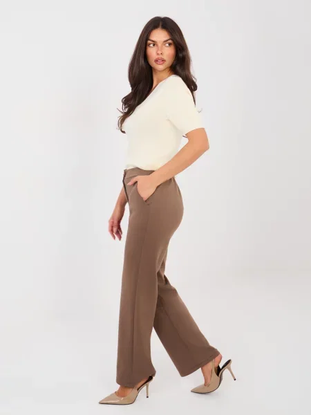 Pantaloni Rue Paris maro