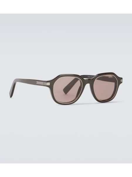 Ochelari de soare Zegna maro
