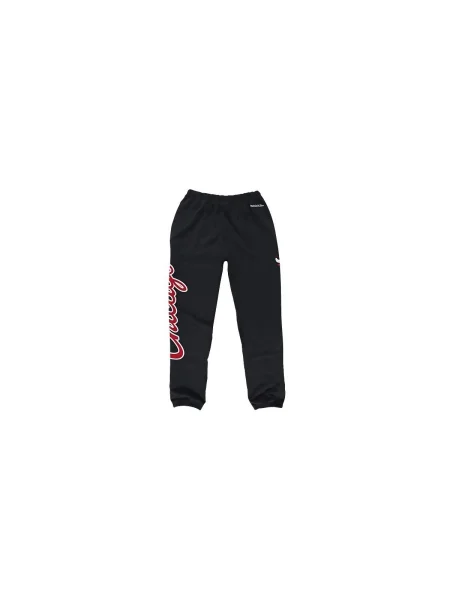 Hanorac din fleece Mitchell & Ness din fleece negru
