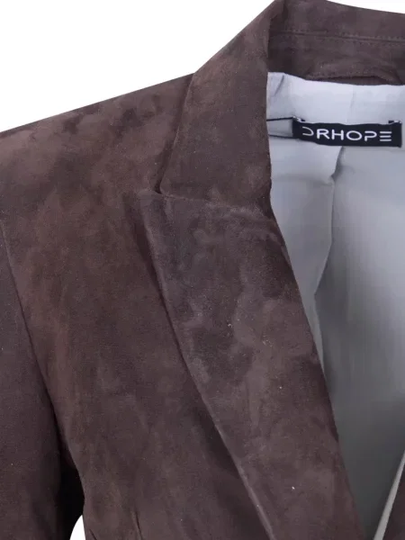 Zomšinis švarkas Drhope ruda