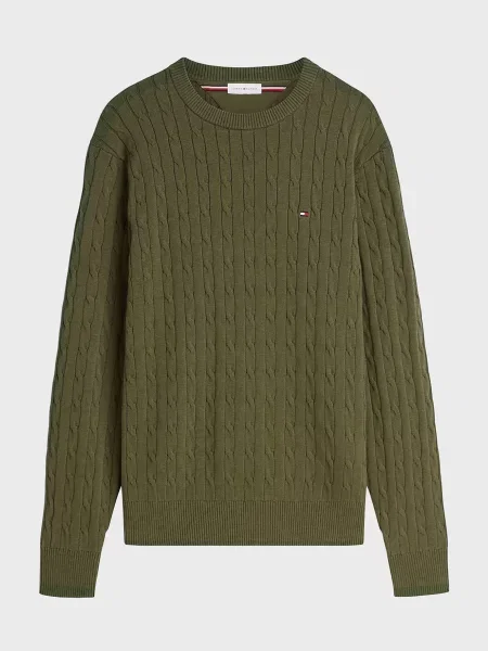 Класичний светр Tommy Hilfiger зелений