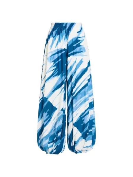 Pantaloni Diarrablu cu imagine albastru