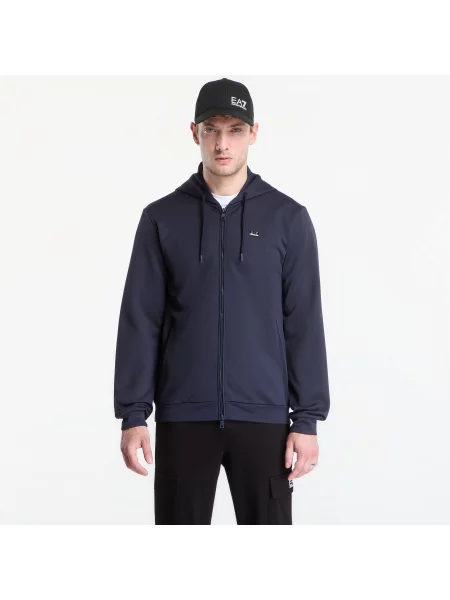 Mikina Emporio Armani Train Lux M Hoodie Fz Pl St Armani Blue L modrá