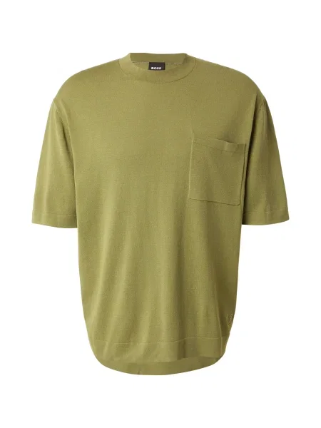 BOSS Pulover Jervasio oliv