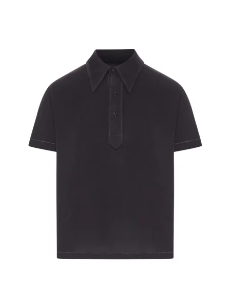 Polo Maison Margiela z krótkim rękawem czarne