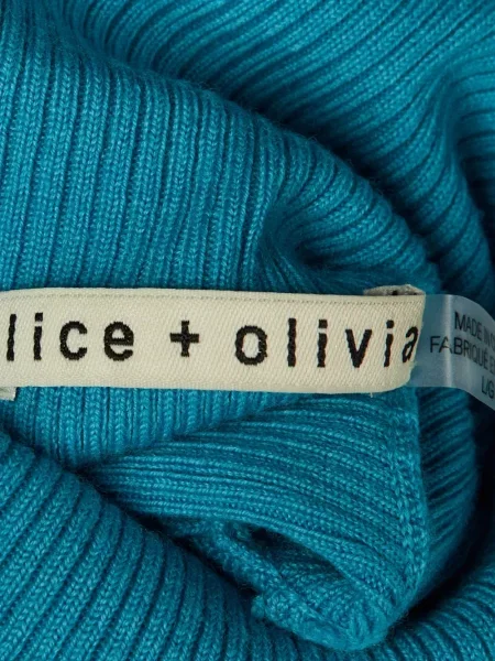 Top Alice + Olivia tricotate albastru