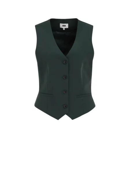 WE Fashion Vestă închis verde