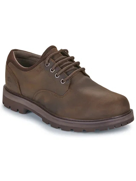 Pantofi Timberland cu șireturi din dantelă maro