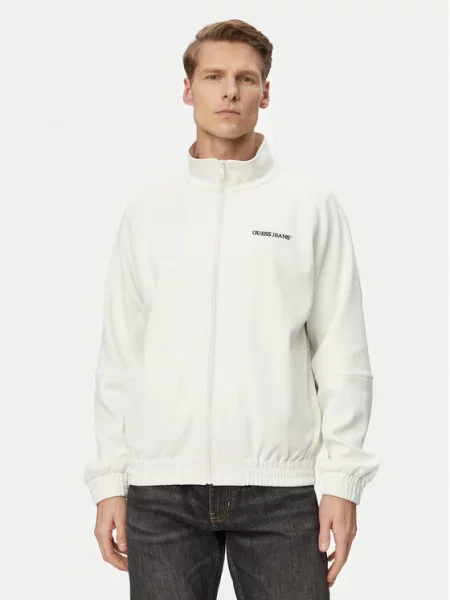 GUESS JEANS Gornji dio trenirke bijela