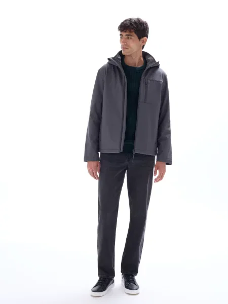 Geacă Celio softshell gri