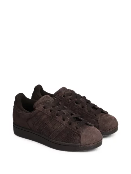 Sneakerși Adidas Superstar din piele de căprioară maro