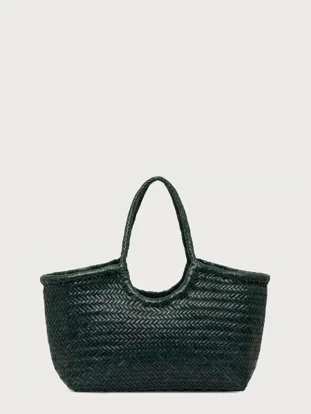 Dragon Diffusion geantă shopper pentru femei din piele verde