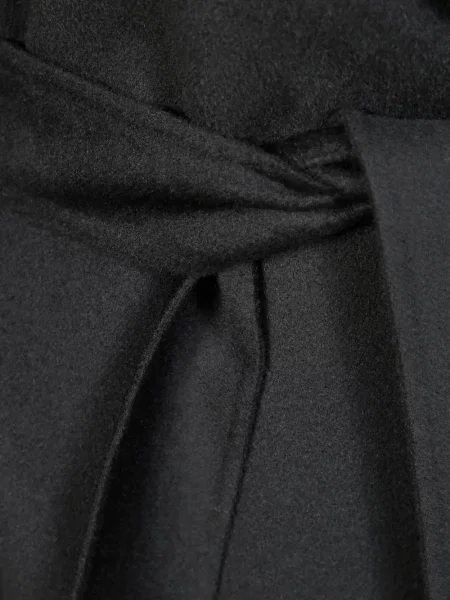 Cu centură palton Max Mara cu rever negru