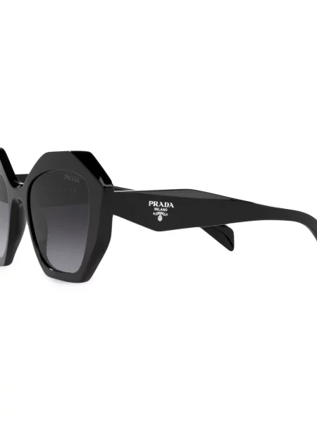 Okulary przeciwsłoneczne Prada Eyewear gradientowe czarne