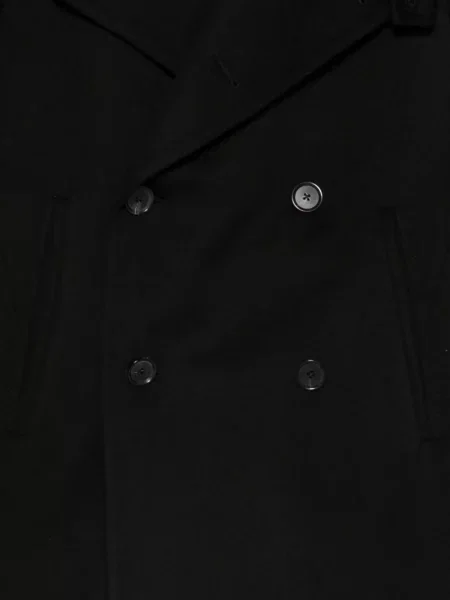 Двуредно палто Caruso черно