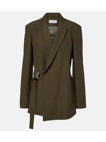 Sacou Loewe de lână verde